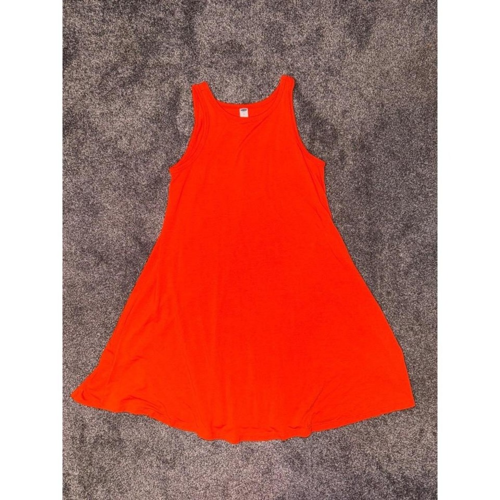 Old Navy‎ Women's Orange Sleeveless Mini Dress - Picture 2 of 6